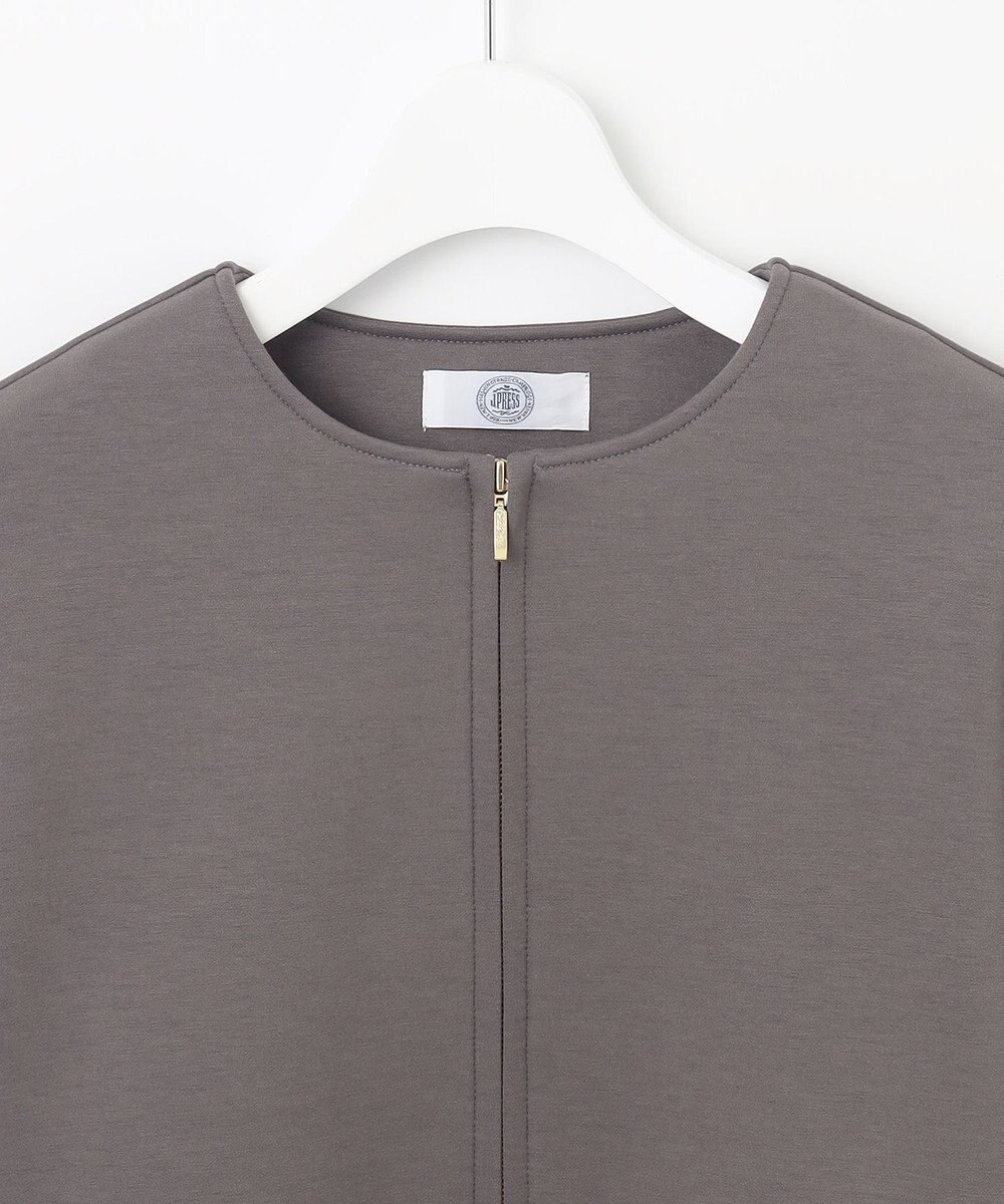 J.PRESS LADIES 【洗える】ダンボールジャージー ブルゾン 