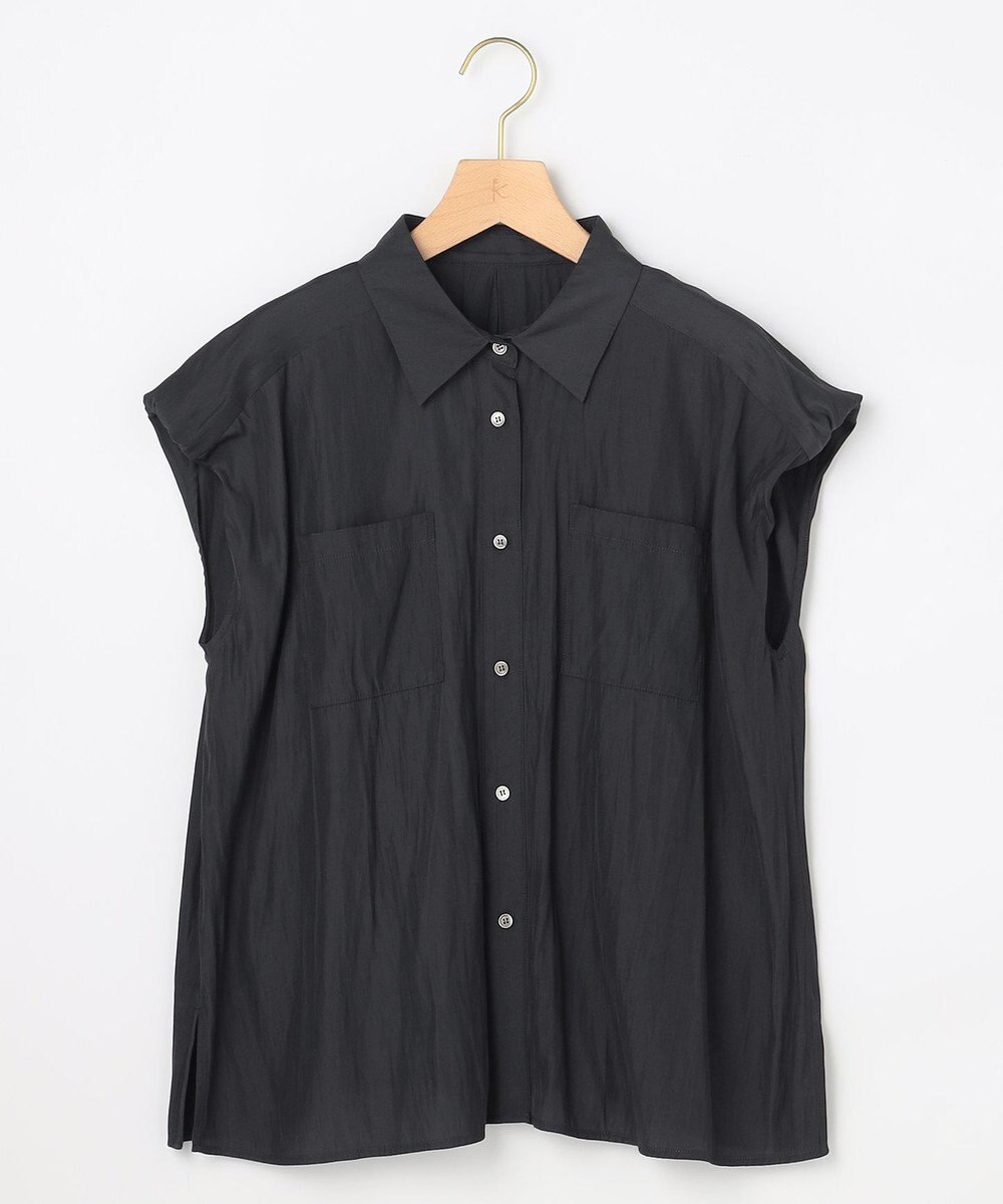 組曲 S ギャザーライトデシン ブラウス 