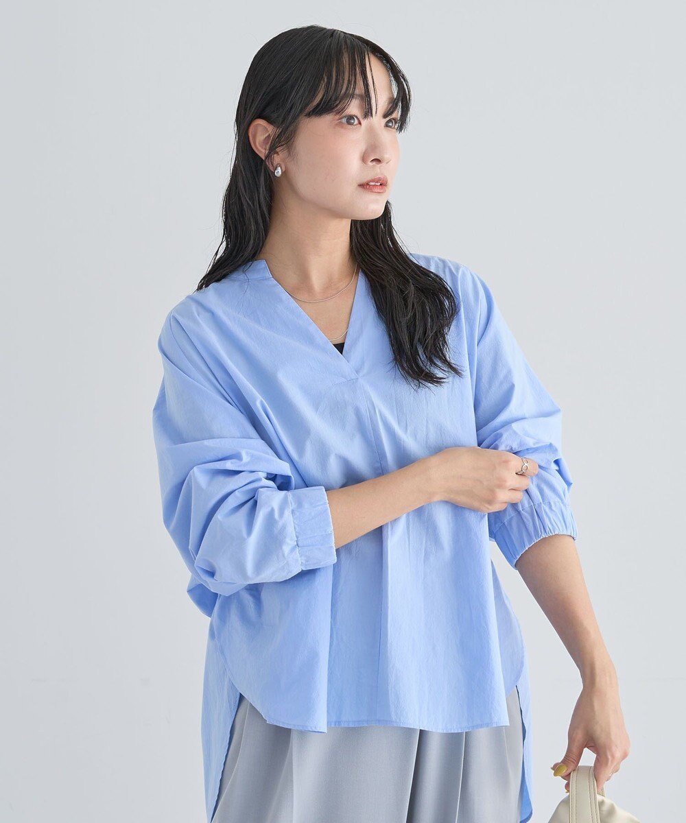 Green Parks スキッパーブラウス 