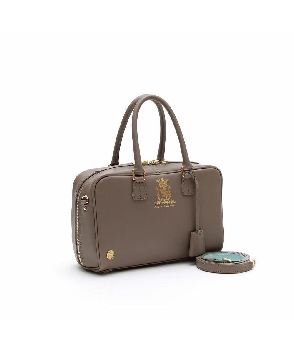 A.D.M.J. 【牛革】クラシックアニルブリロ/ボストン25cm(ショルダーストラップ付) 