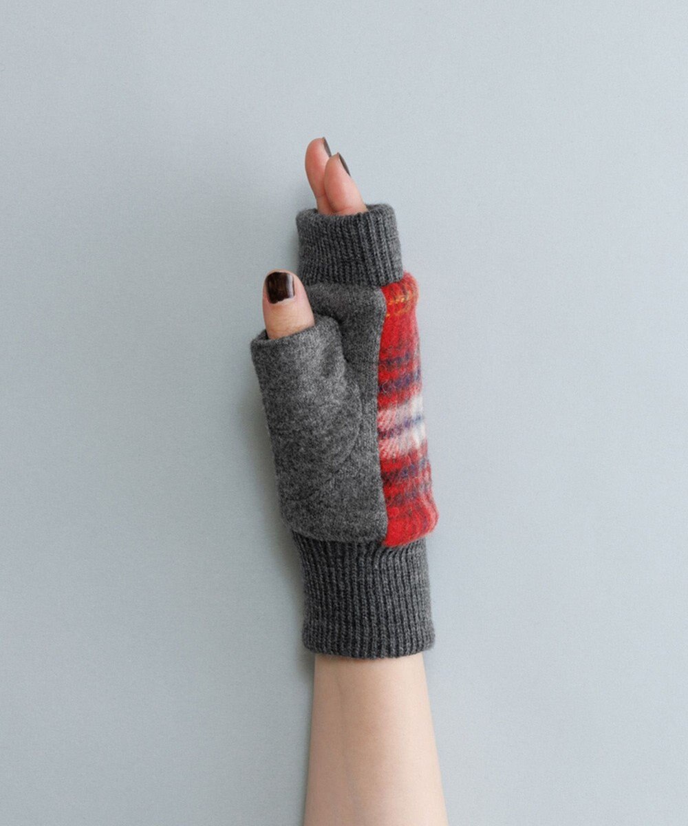 ORuKuBET タンチェックフィンガーレスグローブ(WOMEN) 