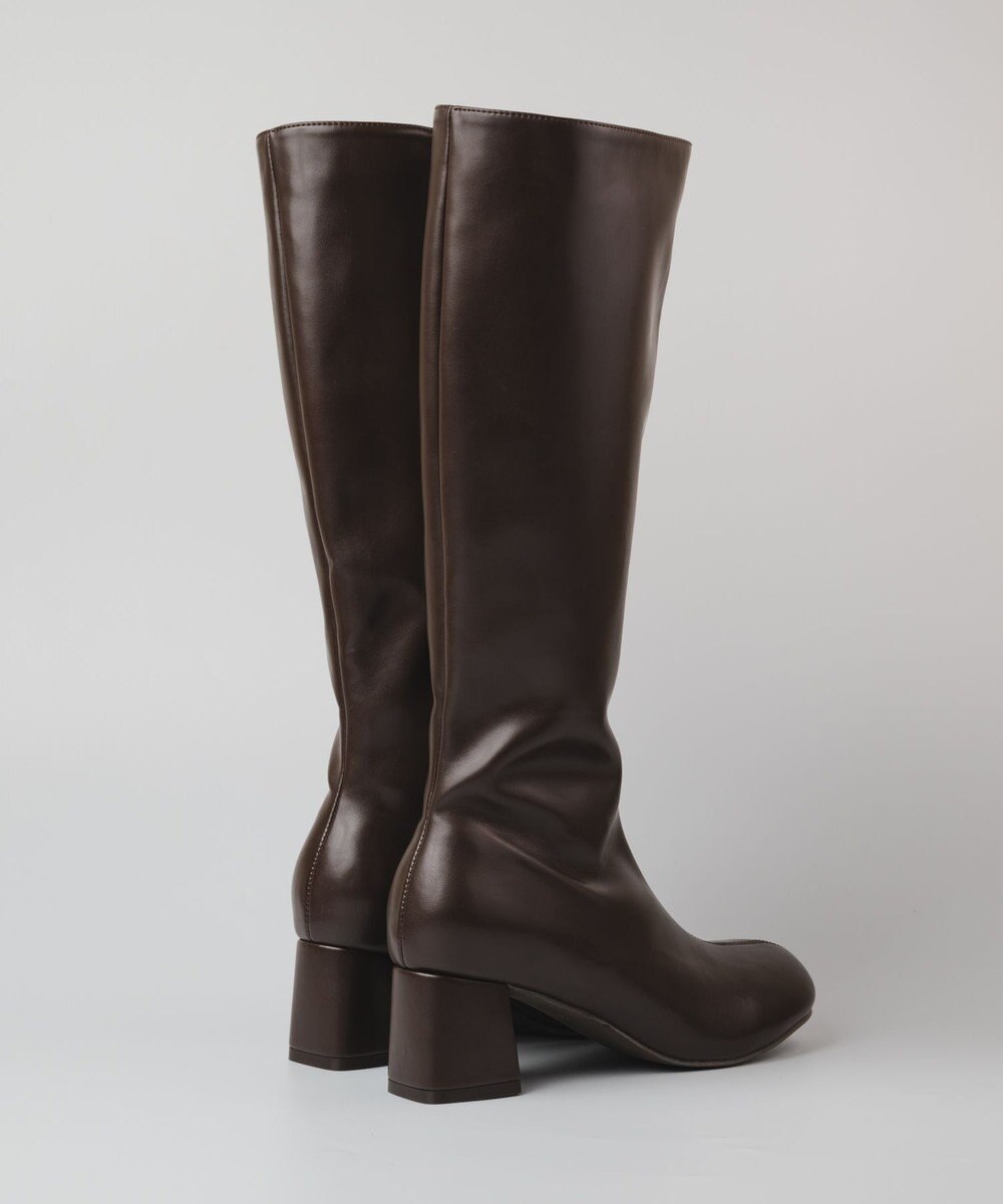 BONTRE 【PRECIEUX JOUET/プレシュウジュエ】オブリークジップロングブーツ 