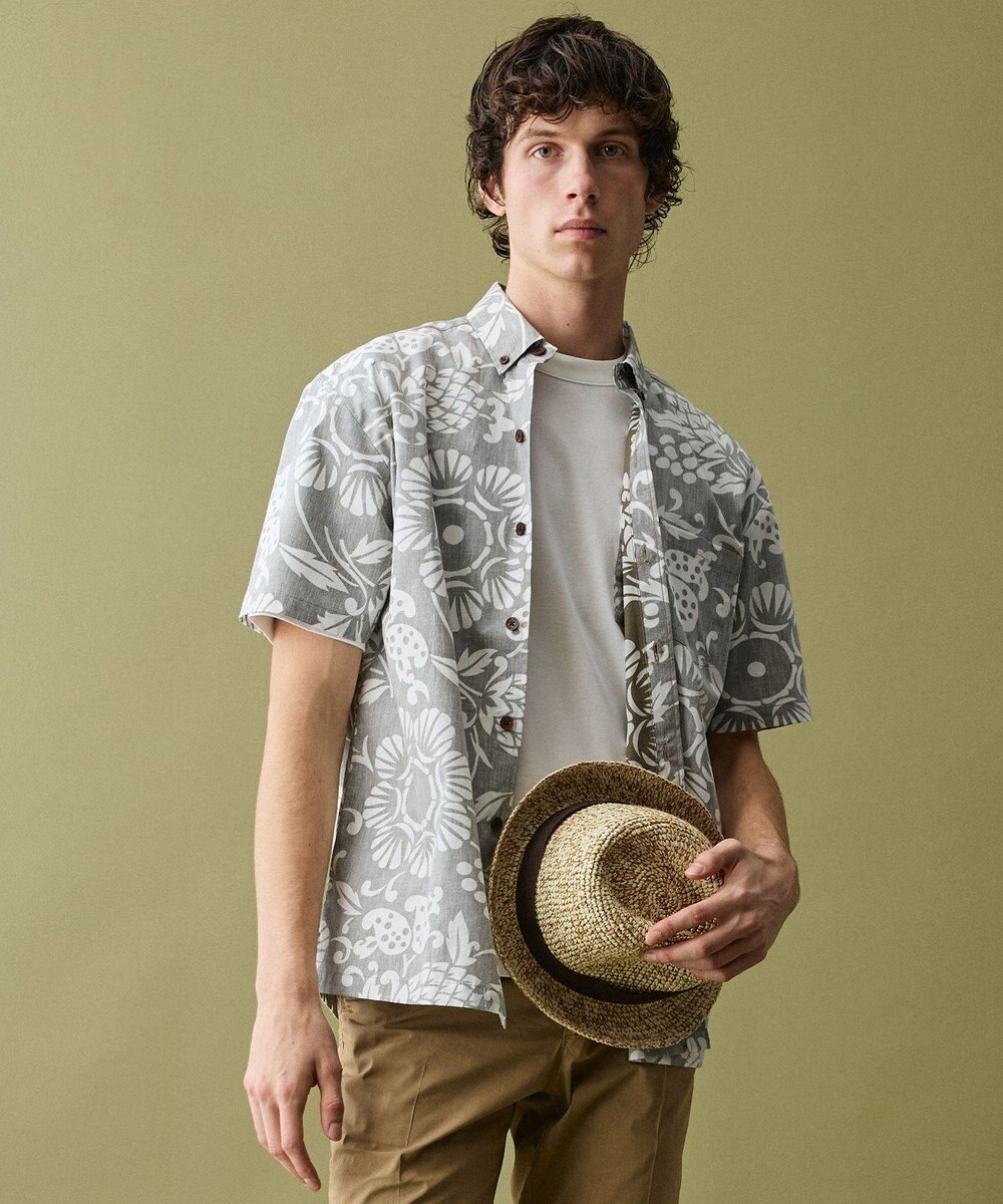 JOSEPH ABBOUD 【老舗アロハシャツブランドとコラボ・限定色あり】カハラアロハ シャツ 