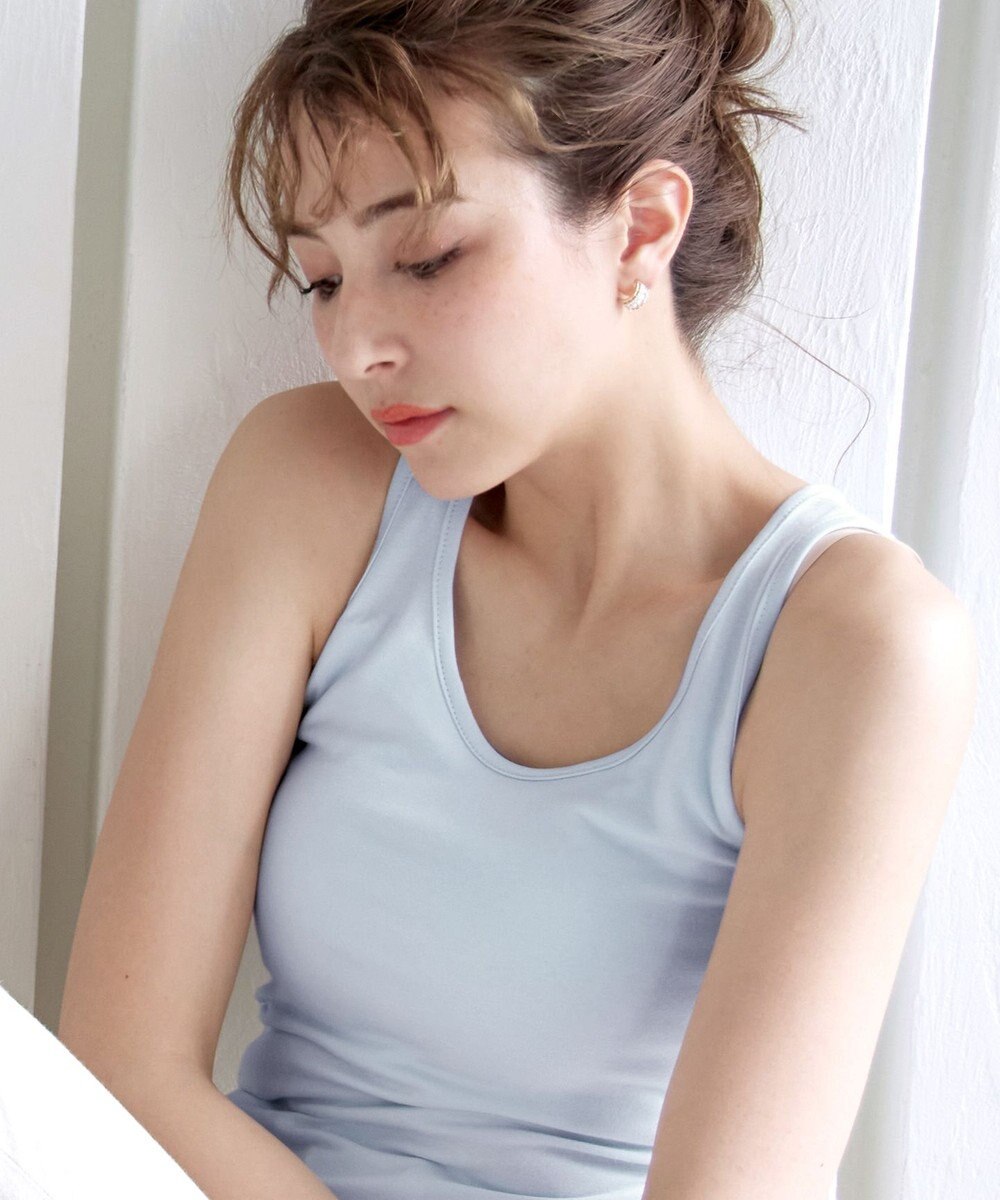 Tiaclasse 【洗える】カップ付きタンクトップ＆キャミソール 