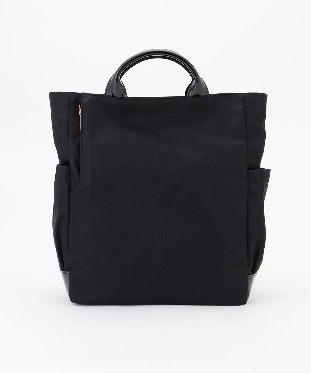 LA BAGAGERIE ツイルナイロン×エナメル リュックサック 