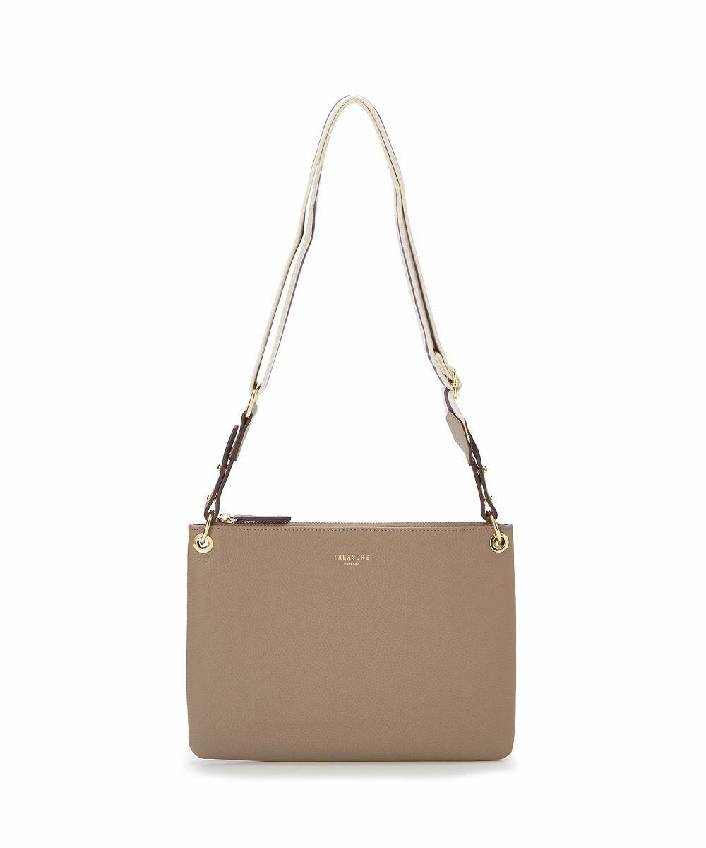 TOPKAPI 【TREASURE TOPKAPI】ストライプベルト・レザー2wayショルダーバッグ 