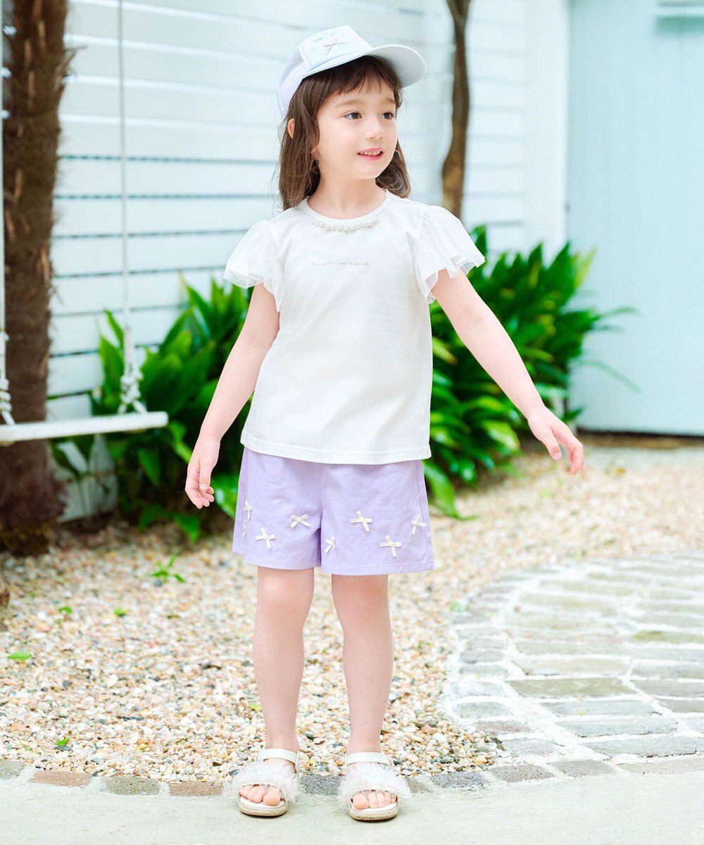 ANY KIDS ひんやりクール パールTシャツ 