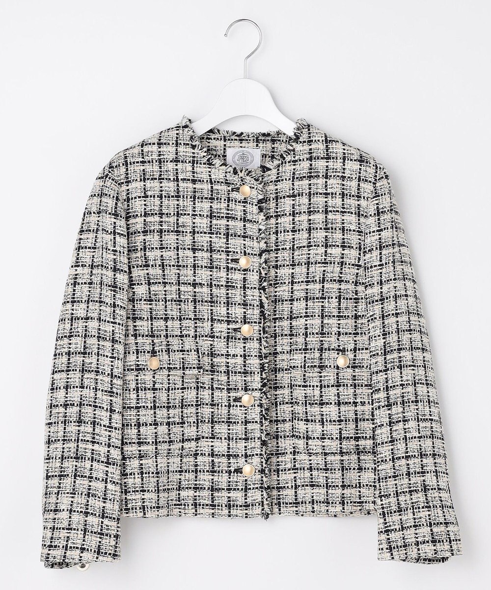 J.PRESS LADIES L ファニーツイード ジャケット 