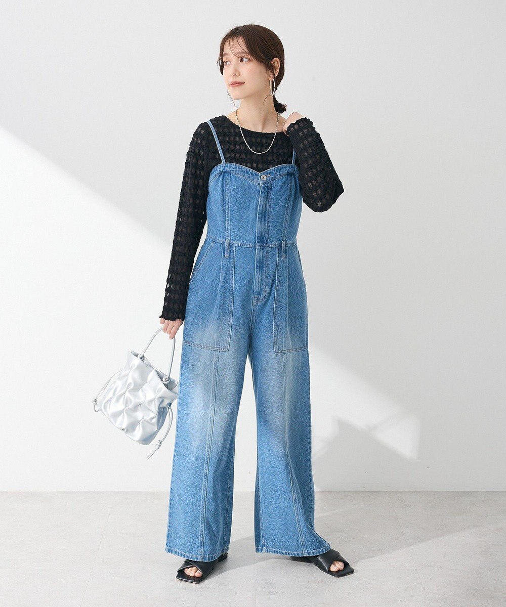 Green Parks ・ＳＵＧＡＲ　ＳＰＯＯＮ　デニムオールインワン 