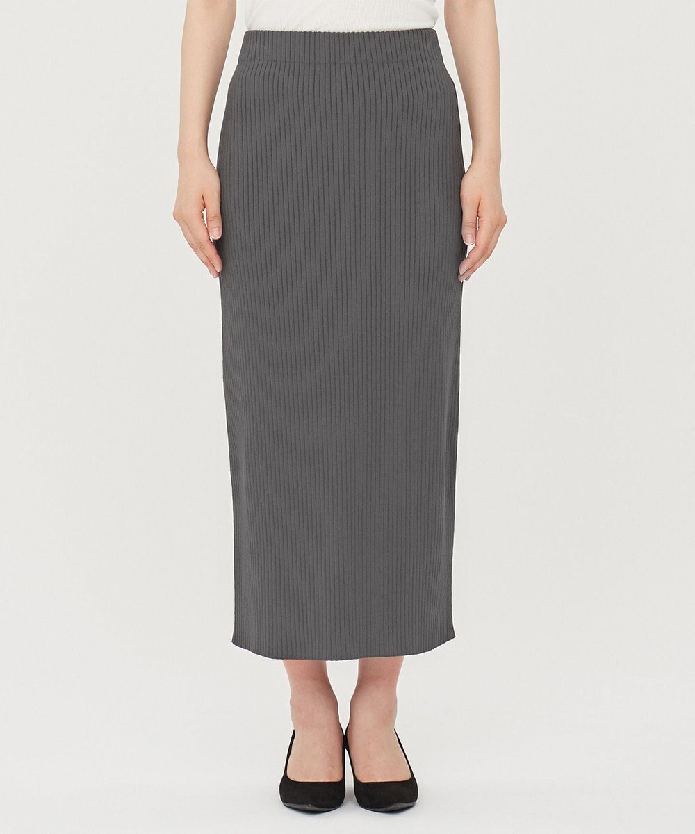 uncrave 【手洗い可】スムース ニット リブ スカート（uncrave STANDARD） 