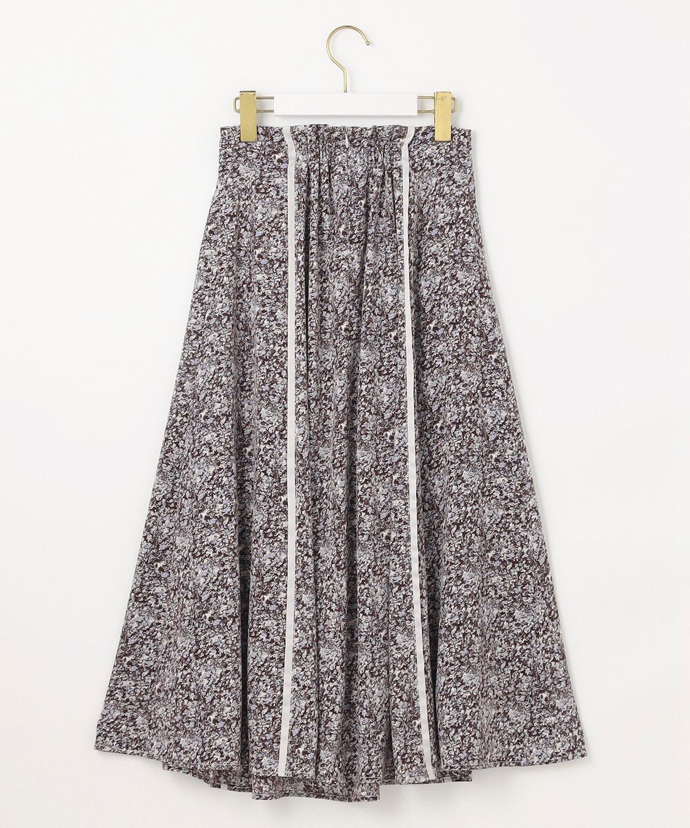 ANY SIS 【洗える】ラインポイントフラワー スカート 