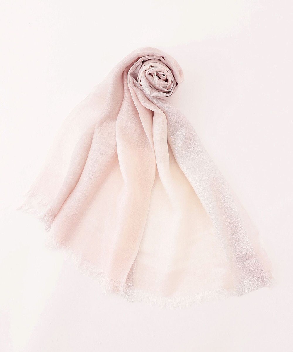 MOONBAT FURLA ラメ入りブロックチェックストール 