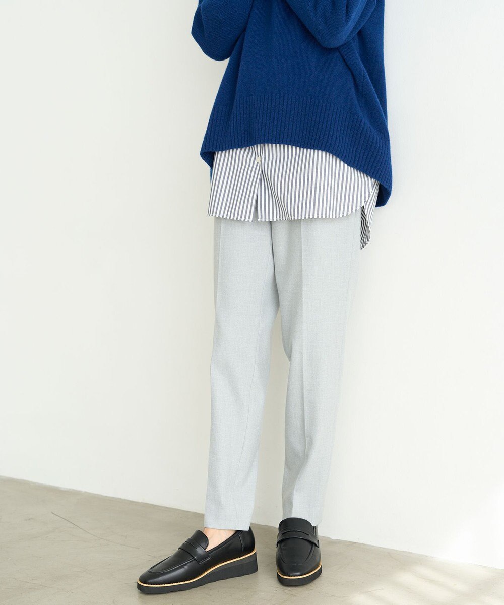 UNFILO 裏起毛テーパードパンツ 