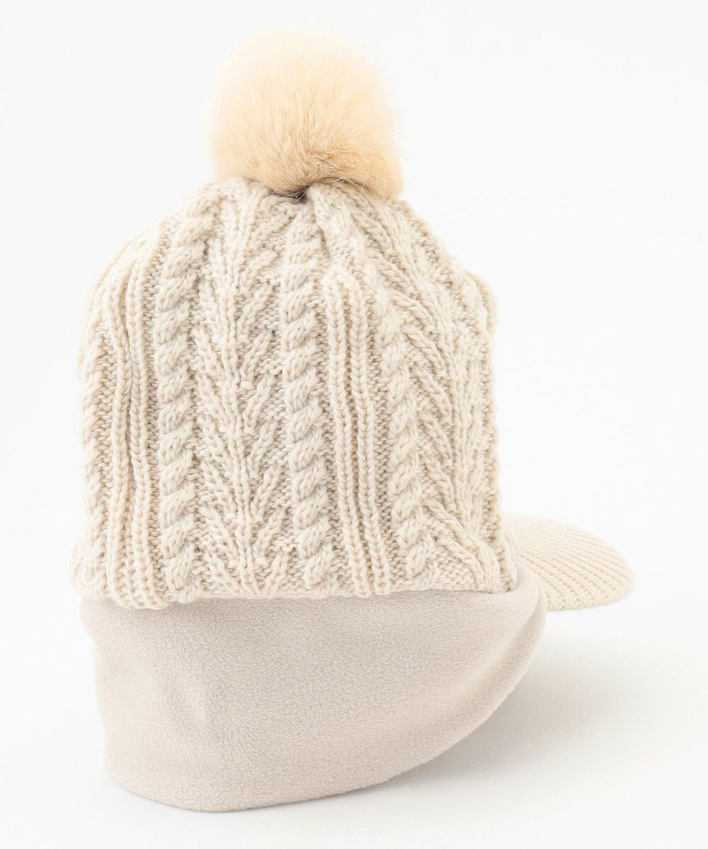 23区GOLF 【WOMEN】つば付きニットキャップ 