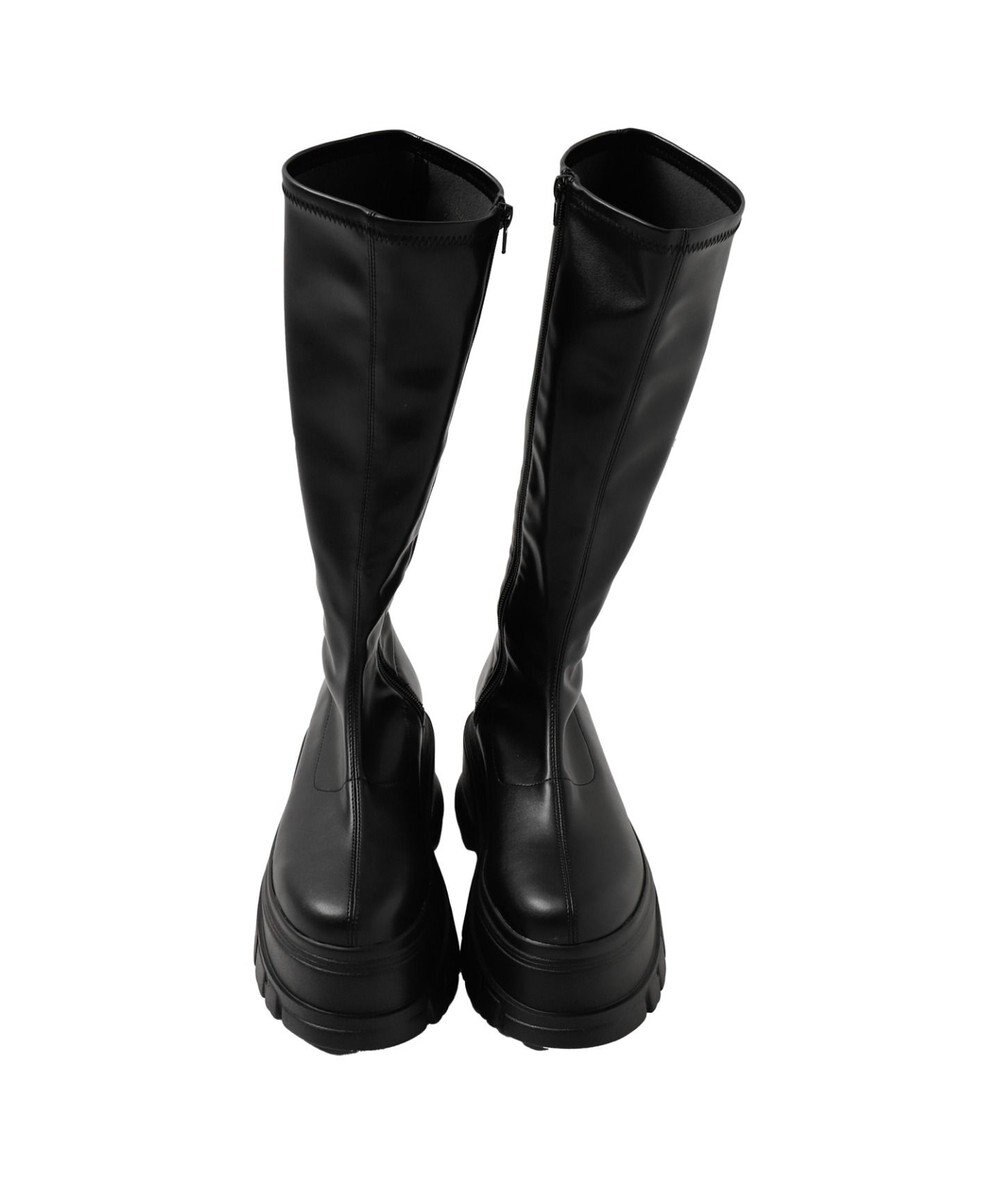 WEGO 厚底ボリュームロングブーツ 