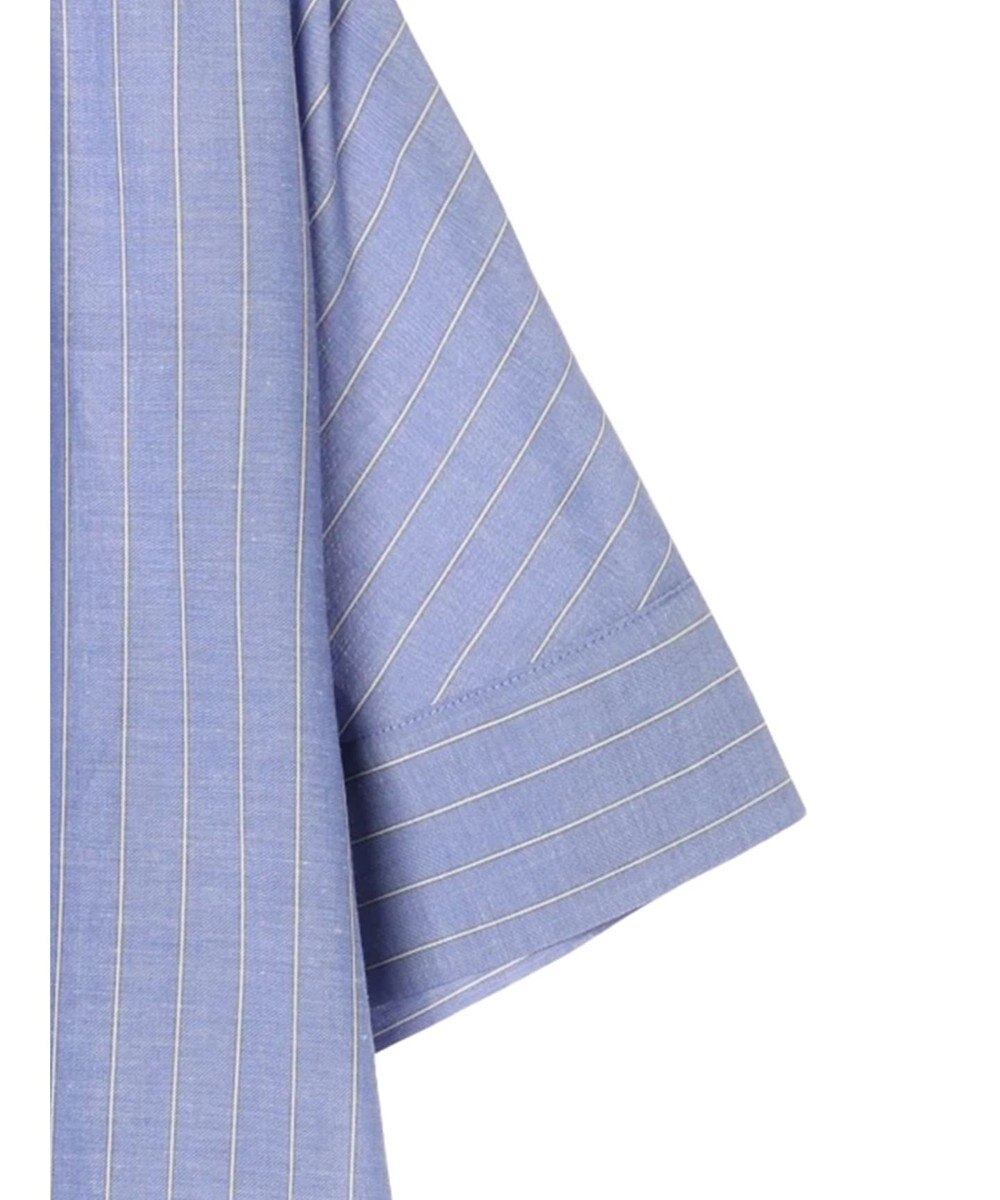 Green Parks 綿麻混スキッパーミニワンピース 