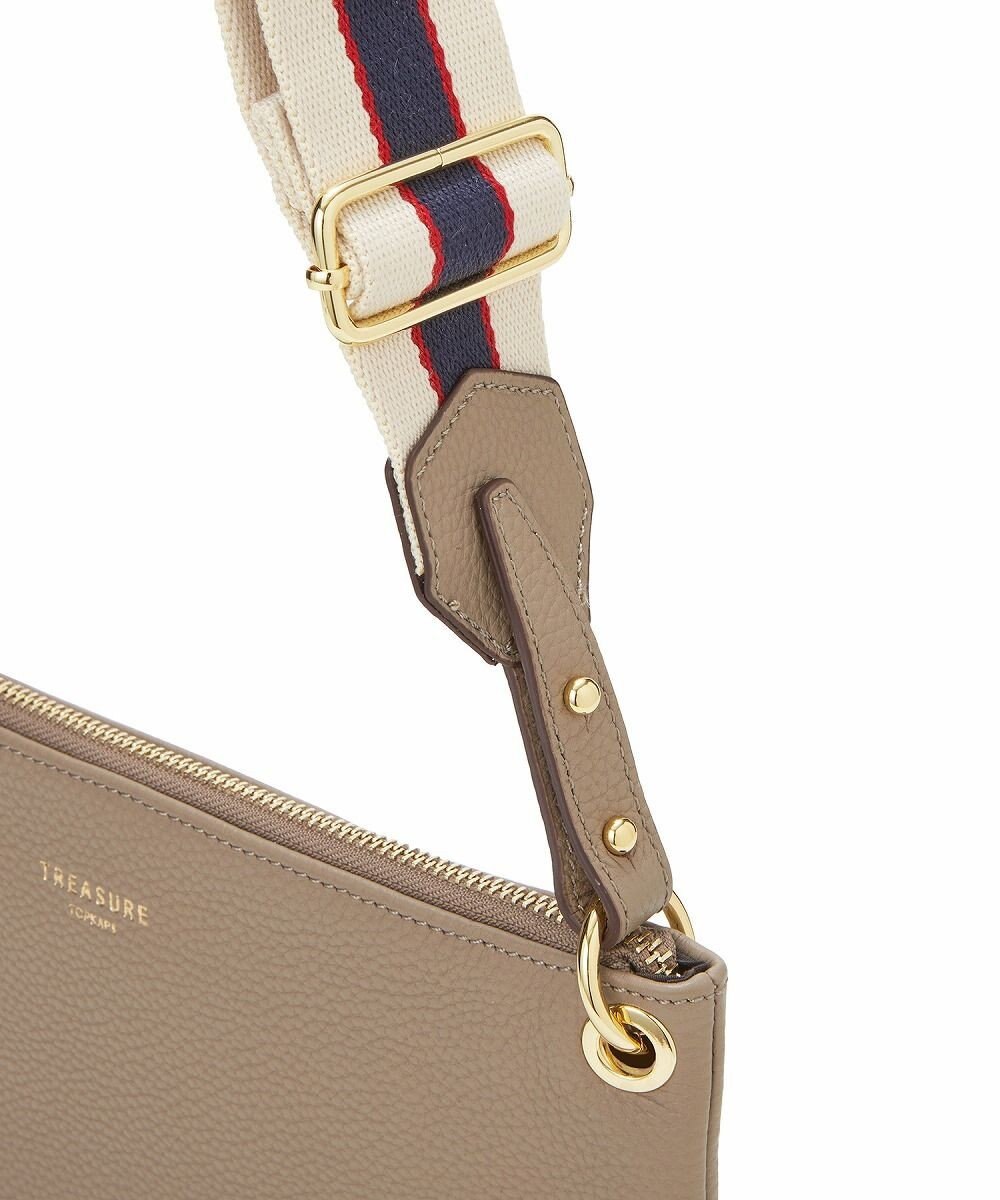 TOPKAPI 【TREASURE TOPKAPI】ストライプベルト・レザー2wayショルダーバッグ 