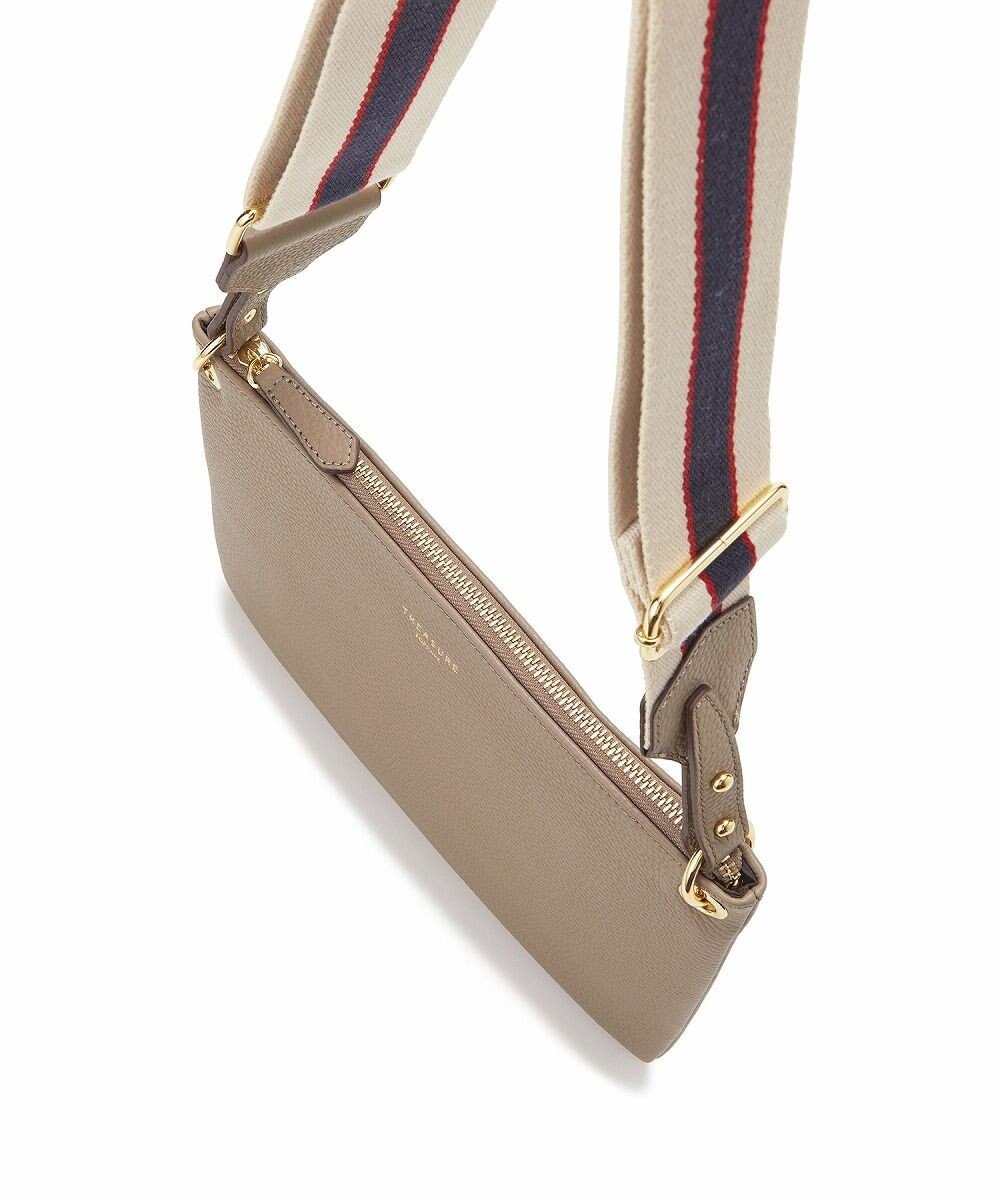 TOPKAPI 【TREASURE TOPKAPI】ストライプベルト・レザー2wayショルダーバッグ 