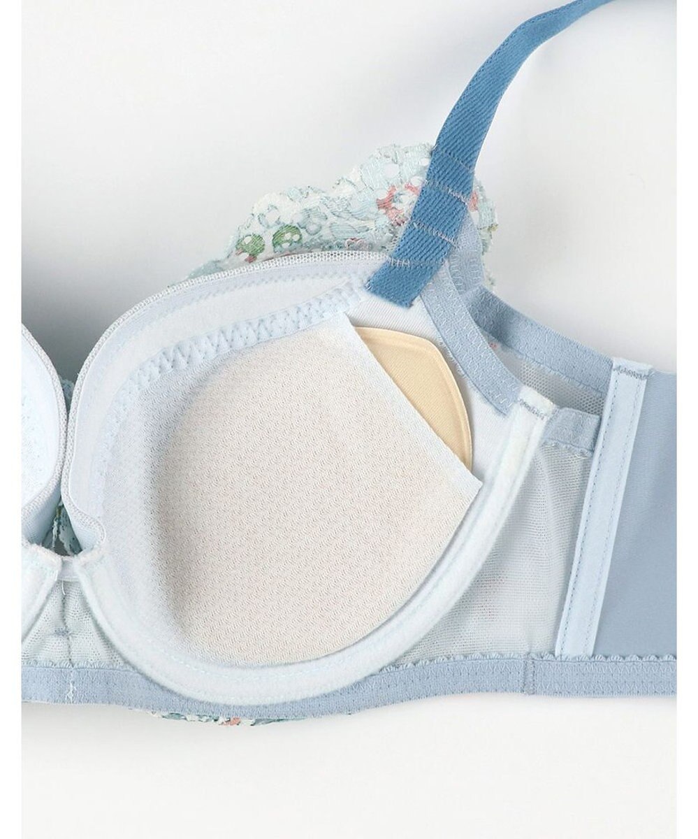 une nana cool MADE WITH LIBERTY FABRIC さあわたし レース 脇高ブラジャー 