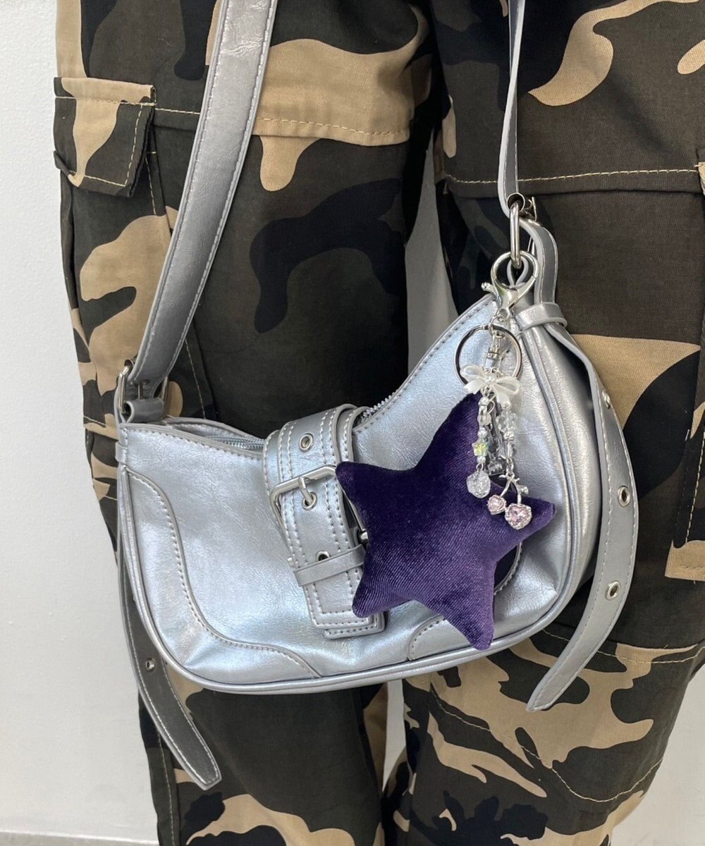 WEGO ベロアスターキーホルダー 