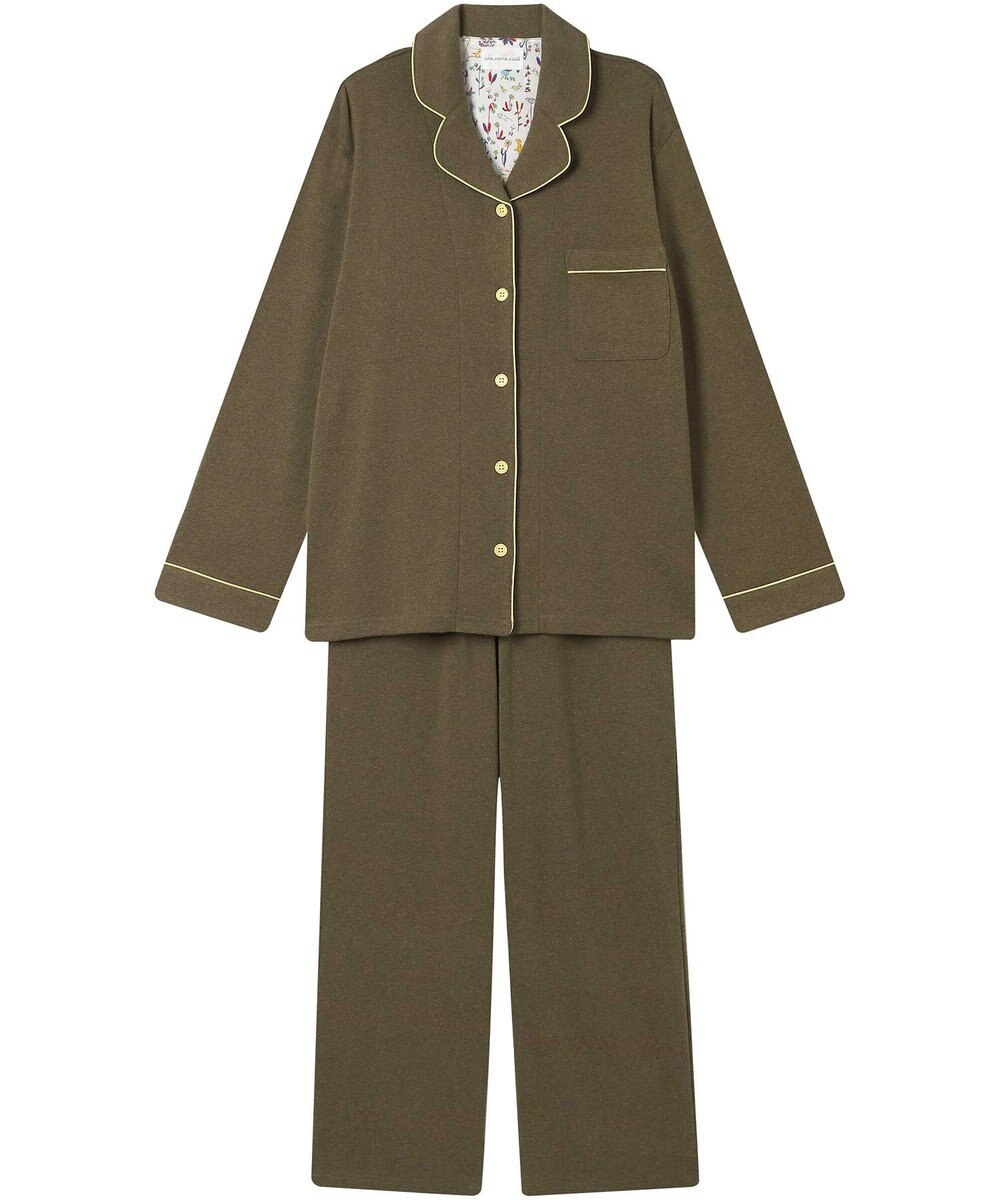 une nana cool 【綿100%】やわらか杢フライスパジャマ MADE WITH LIBERTY FABRIC 