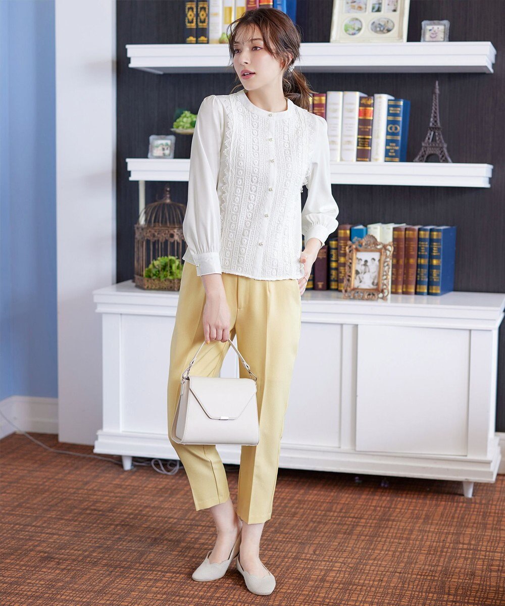 Tiaclasse L 【新色追加】レースブラウス 