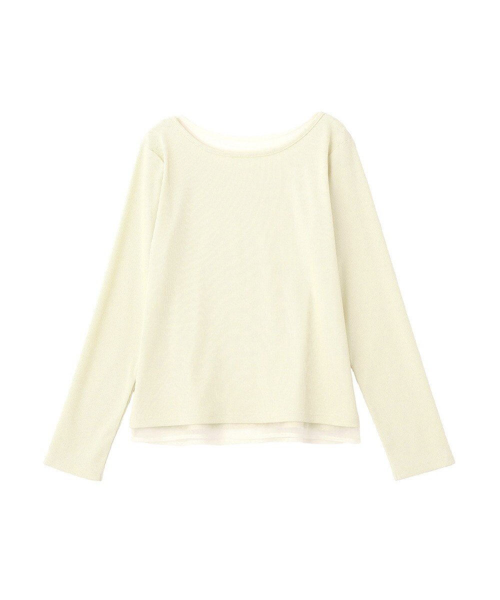 earth music&ecology レイヤード風テレコプルオーバー 