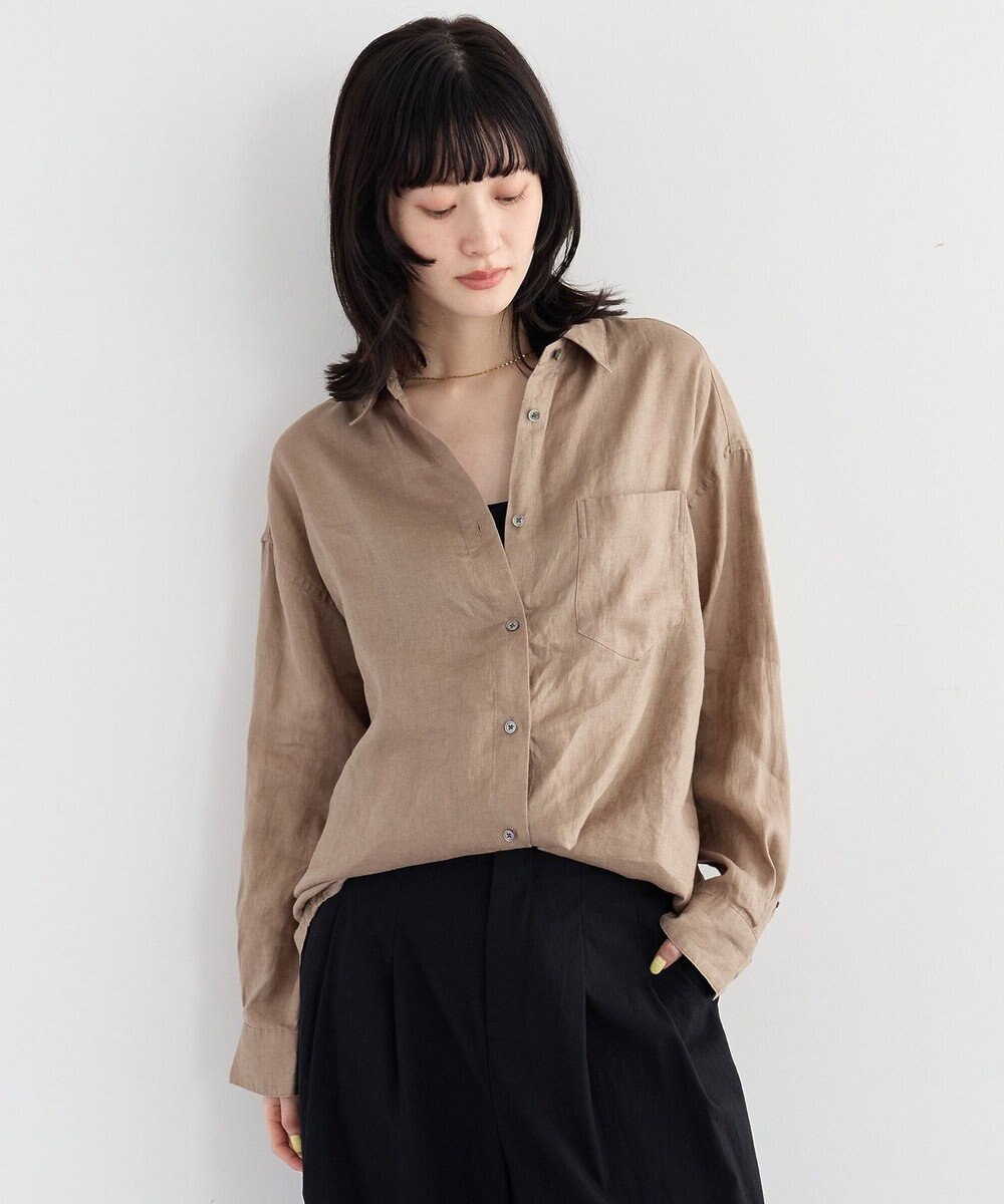 YECCA VECCA 3wayフレンチリネンシャツ 