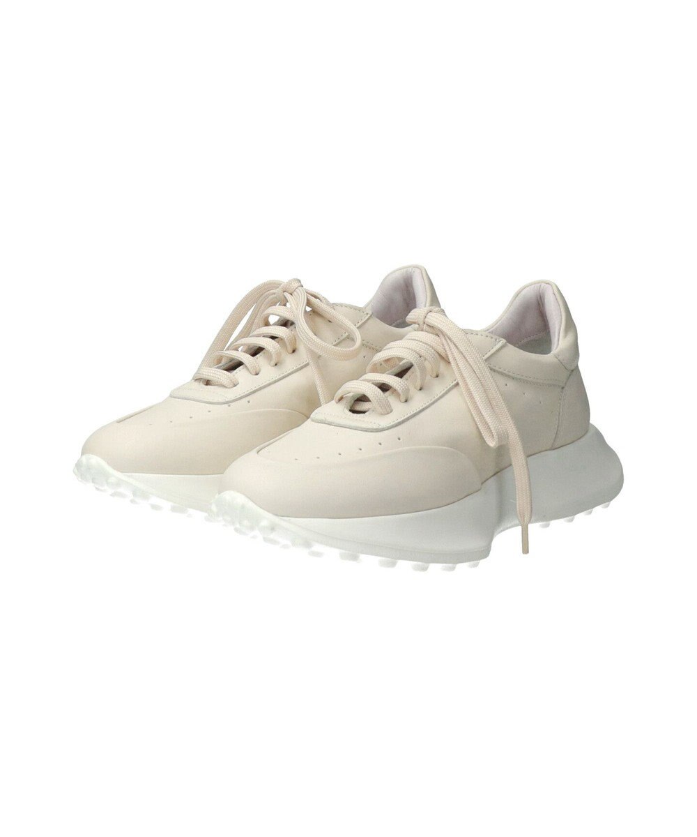 INTER-CHAUSSURES 【QUSHELI】フレアランニングソールスニーカー 