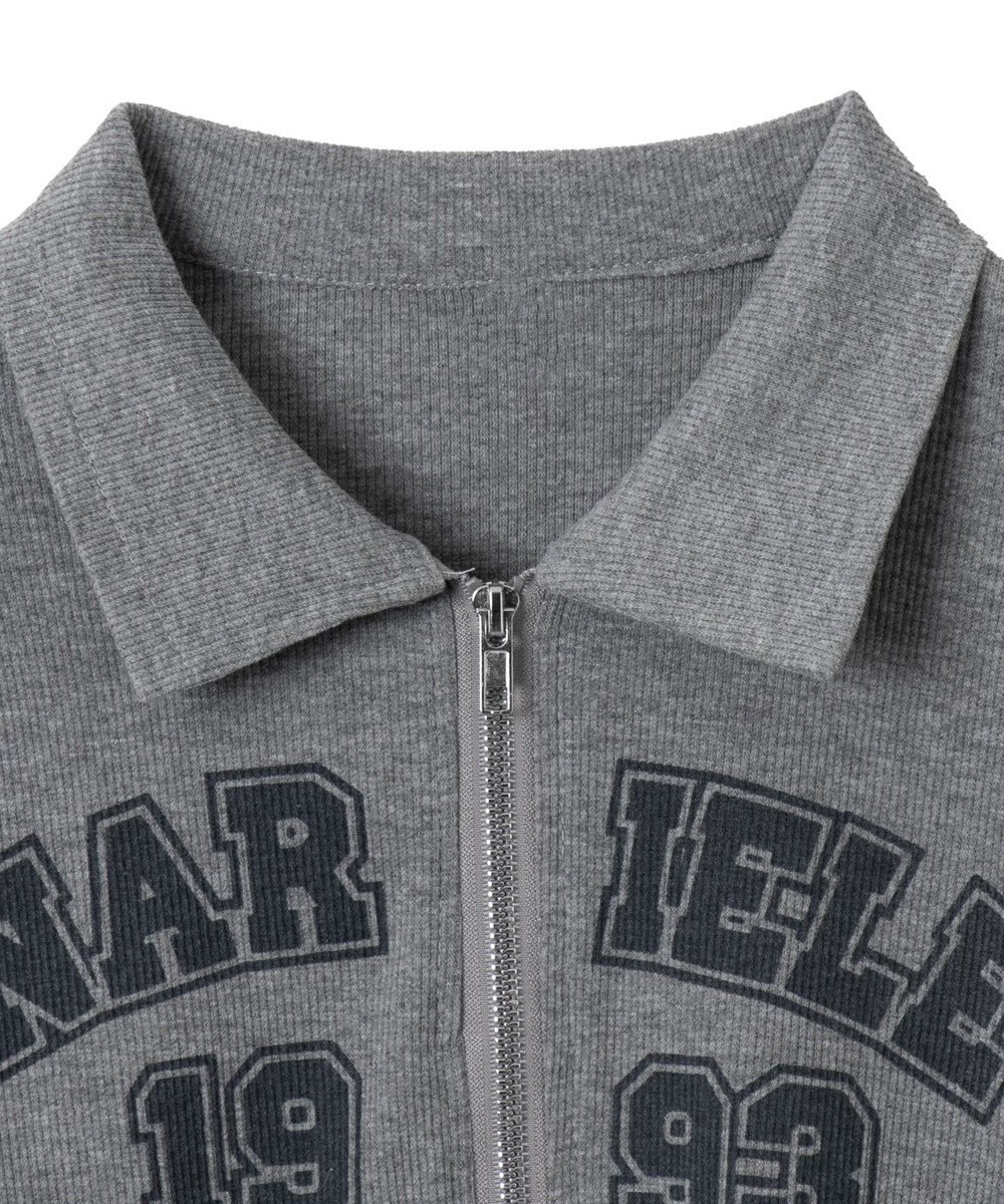 WEGO WジップナンバリングロゴロンT 