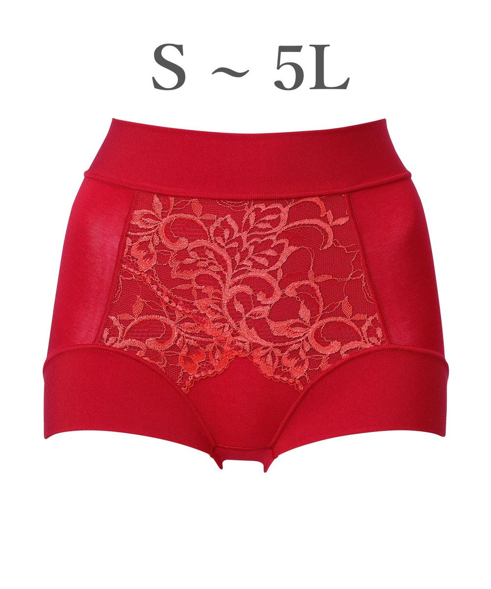 BRADELIS New York 【BRADELIS NewYork peace】綿混フィットレースショーツ25 深め 補正下着 ヒップアップ 美尻 