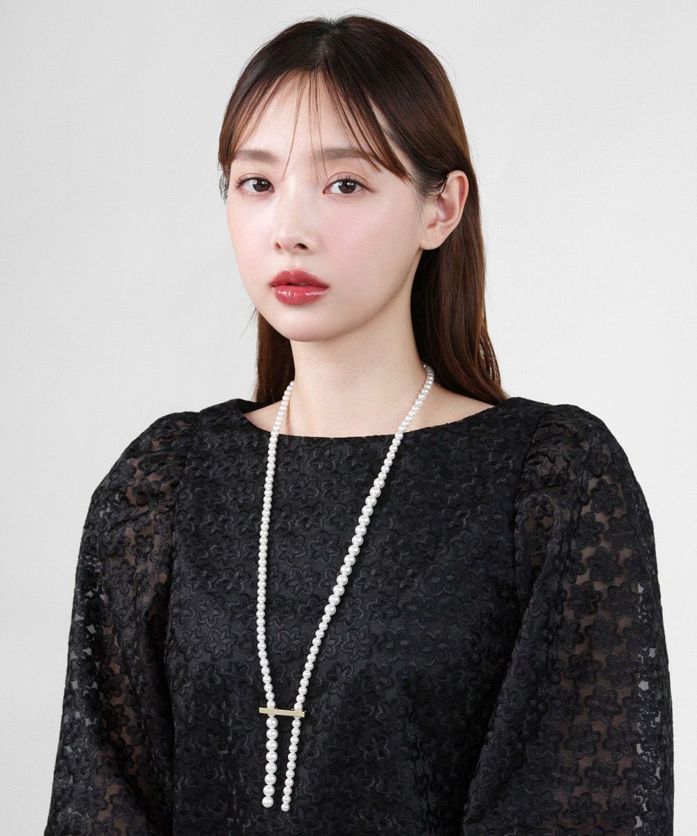 TOCCA RANDOM PEARL LARIAT NECKLACE ネックレス 