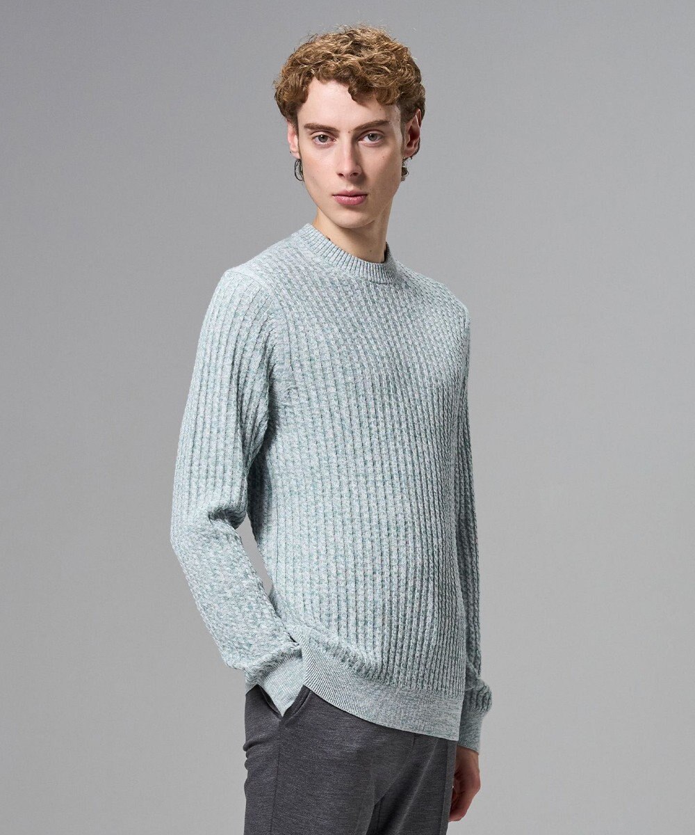 JOSEPH HOMME 【新柄】シルクバルキー クルーネックニット 