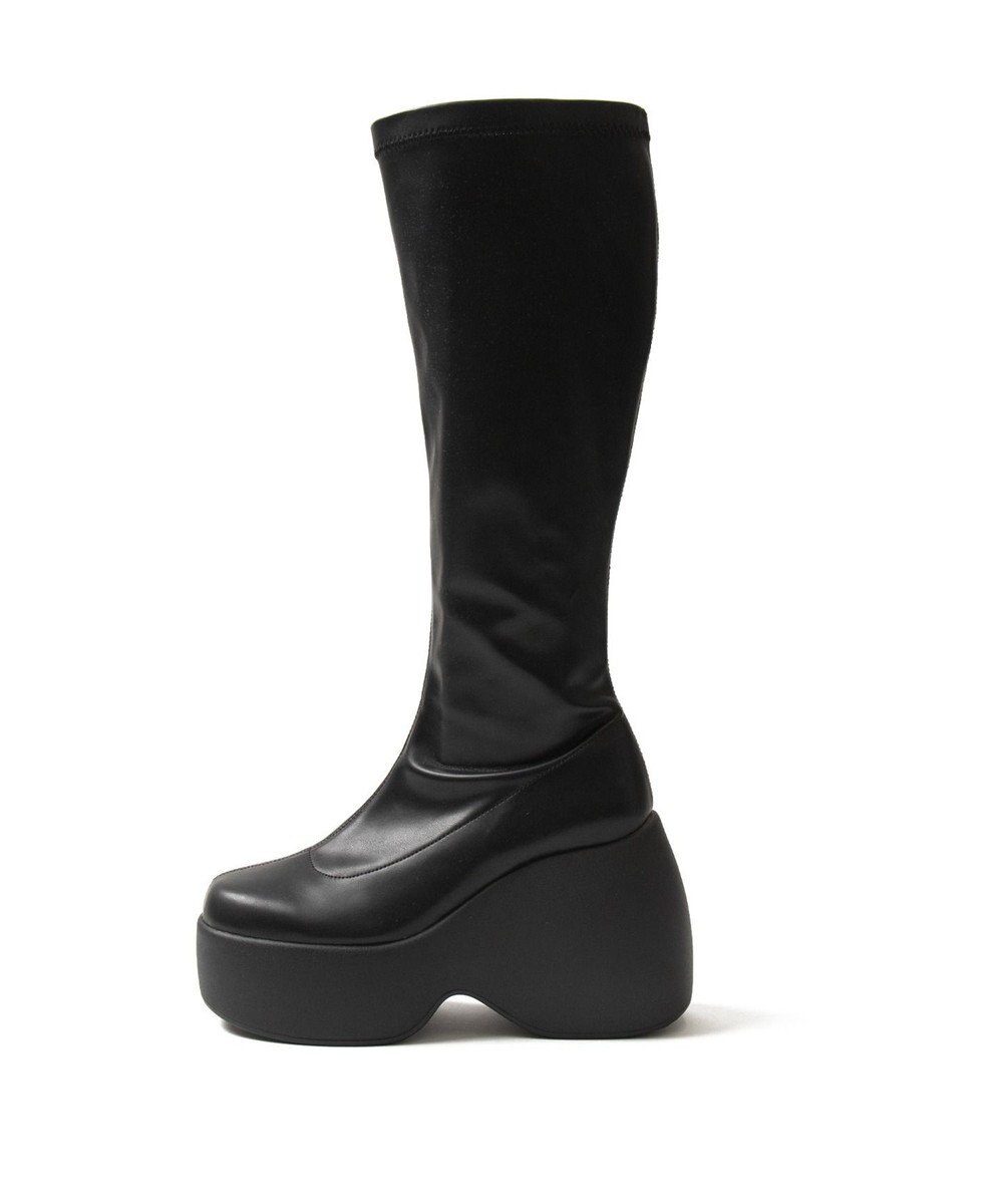WEGO 厚底ウェッジソールロングブーツ 