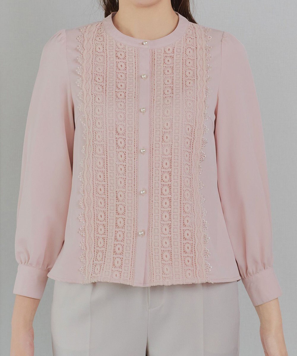 Tiaclasse L 【新色追加】レースブラウス 