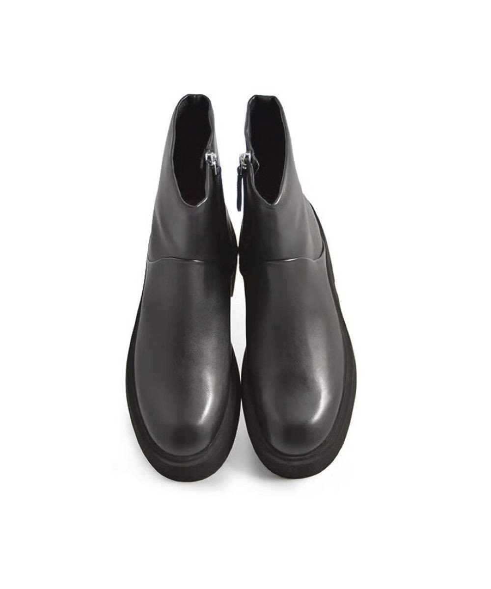 APOM プラットフォームサイドジップブーツ50 