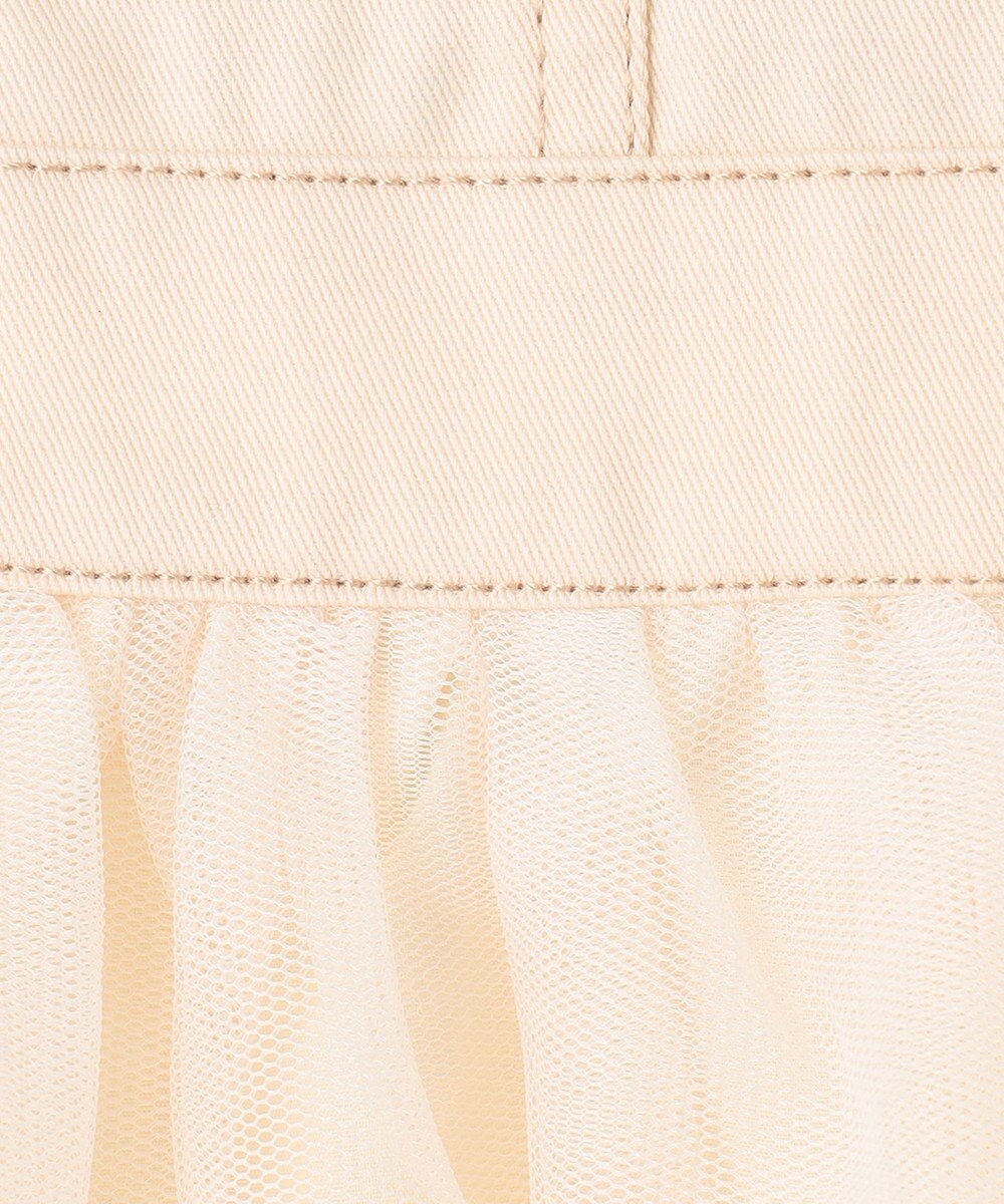 ANY KIDS チュール付き ジャンパースカート 