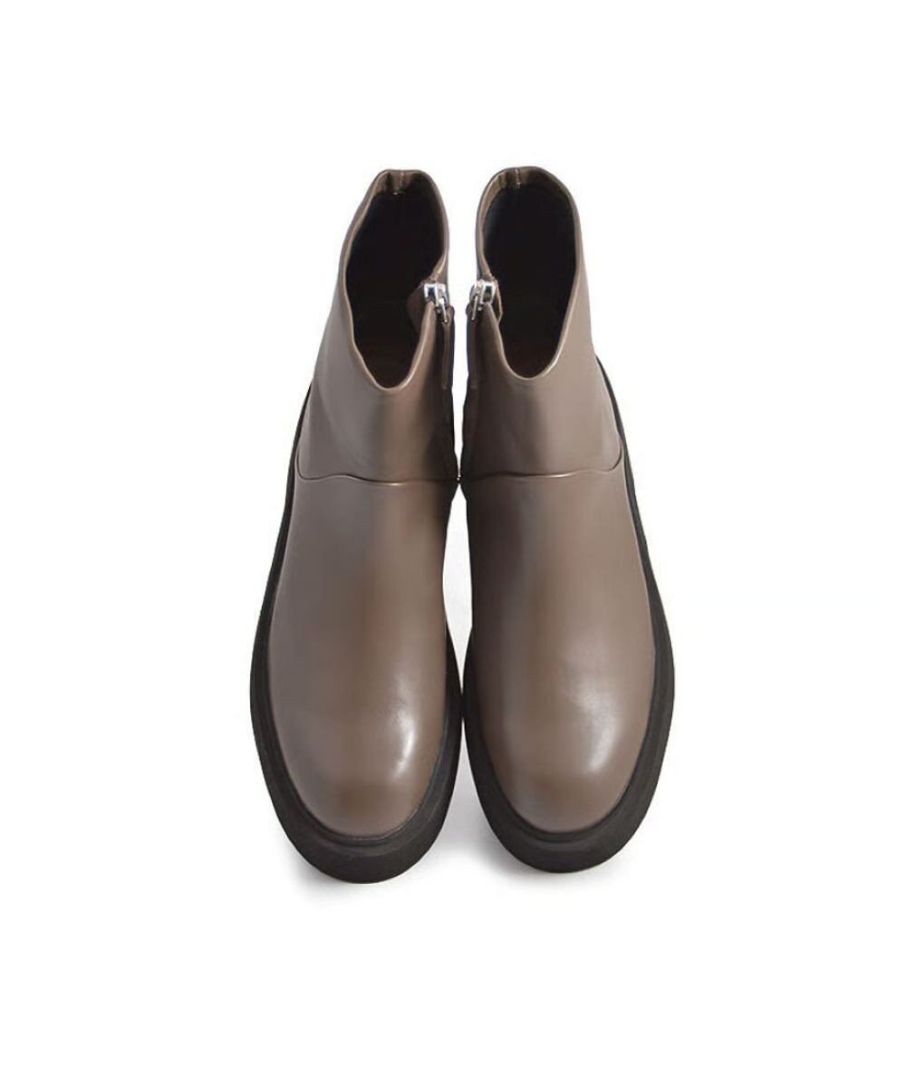 APOM プラットフォームサイドジップブーツ50 