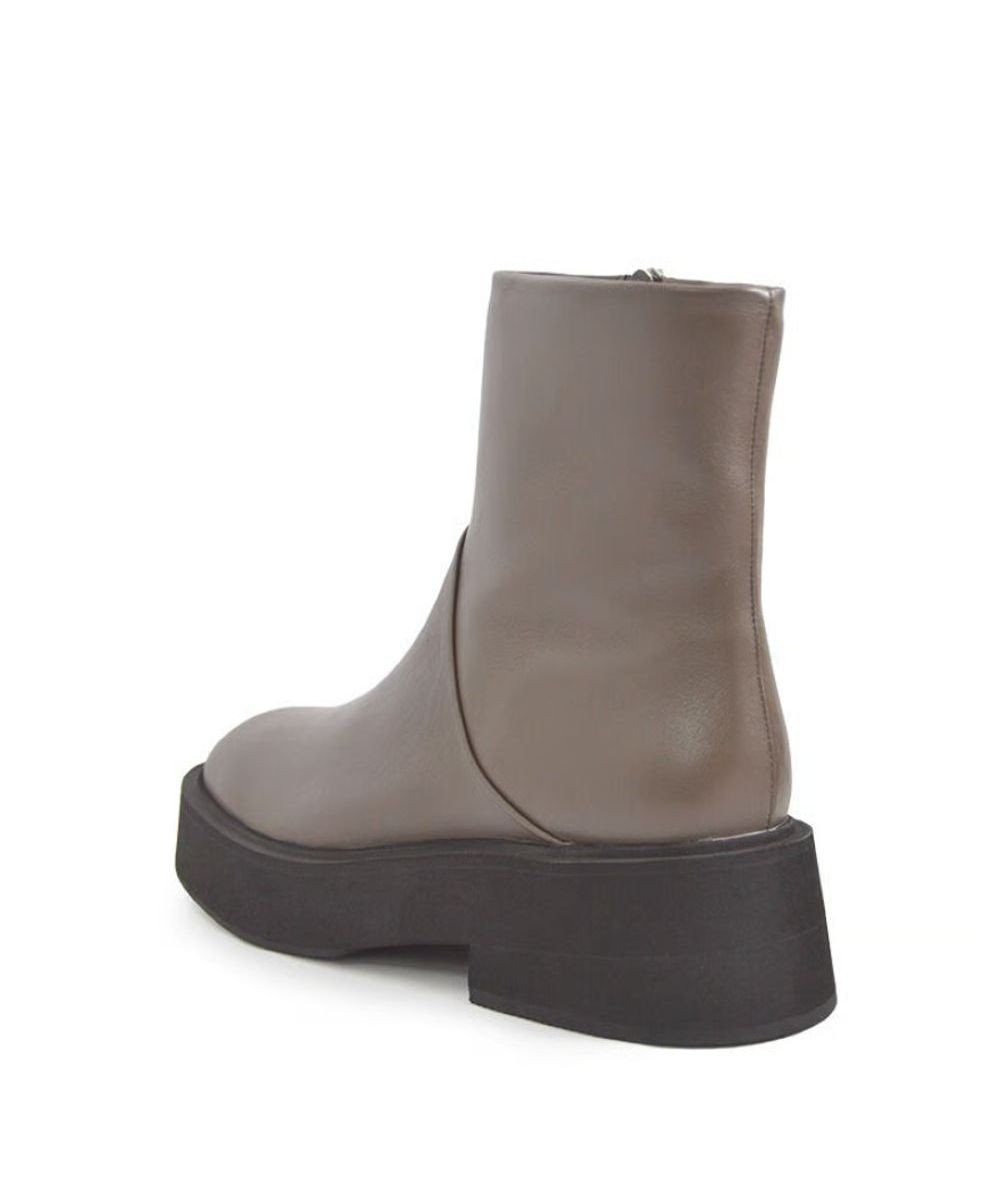 APOM プラットフォームサイドジップブーツ50 