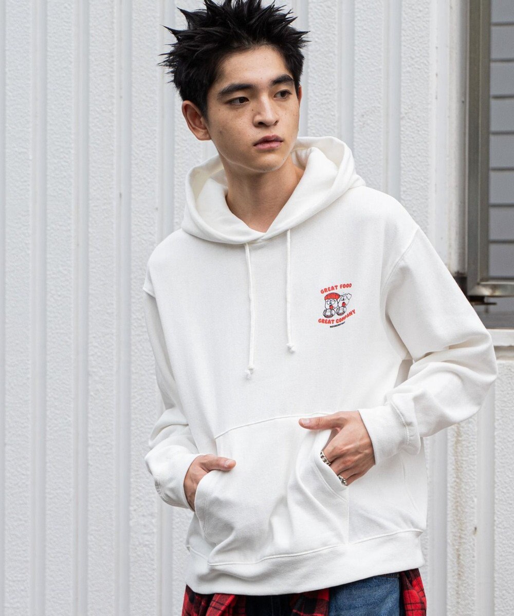 WEGO リラックスフィットTHEBOYグラフィックパーカー 