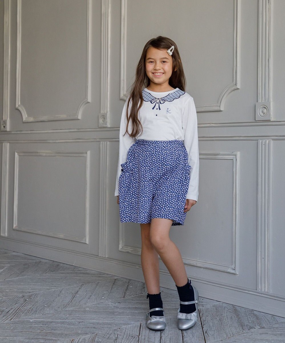 組曲 KIDS 【150-160㎝】トロンプルイユロン Tシャツ 