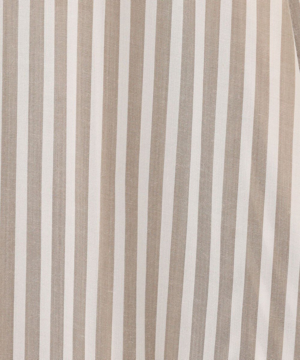 ICB 【洗える】 キュプラローンストライプ ワンピース 