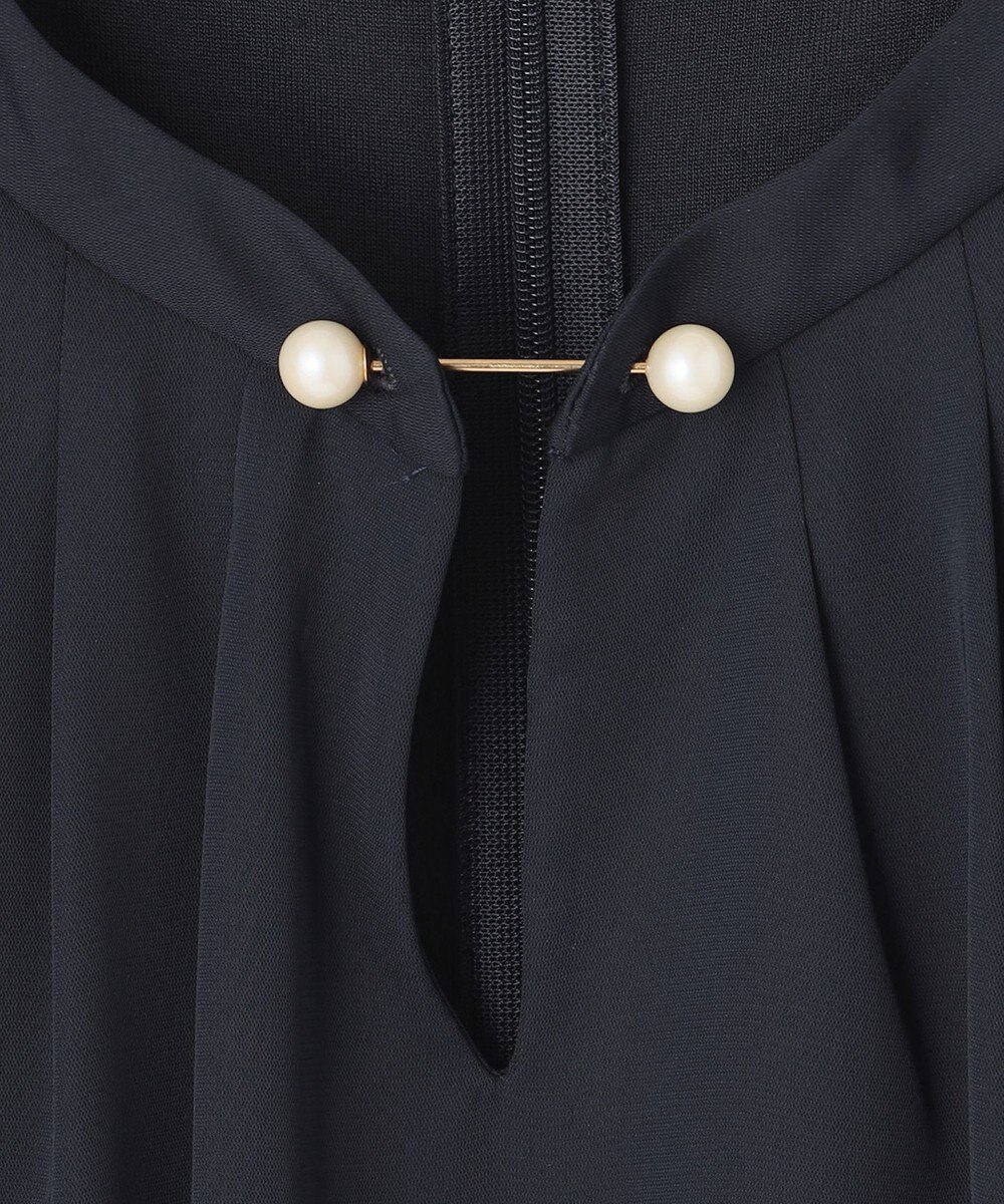 23区 L 【洗える】シルキーデシン パールモチーフ カットソー 