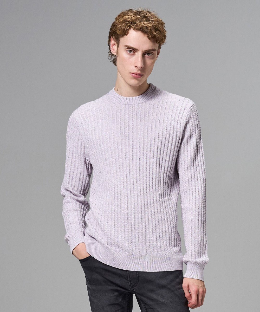 JOSEPH HOMME 【新柄】シルクバルキー クルーネックニット 