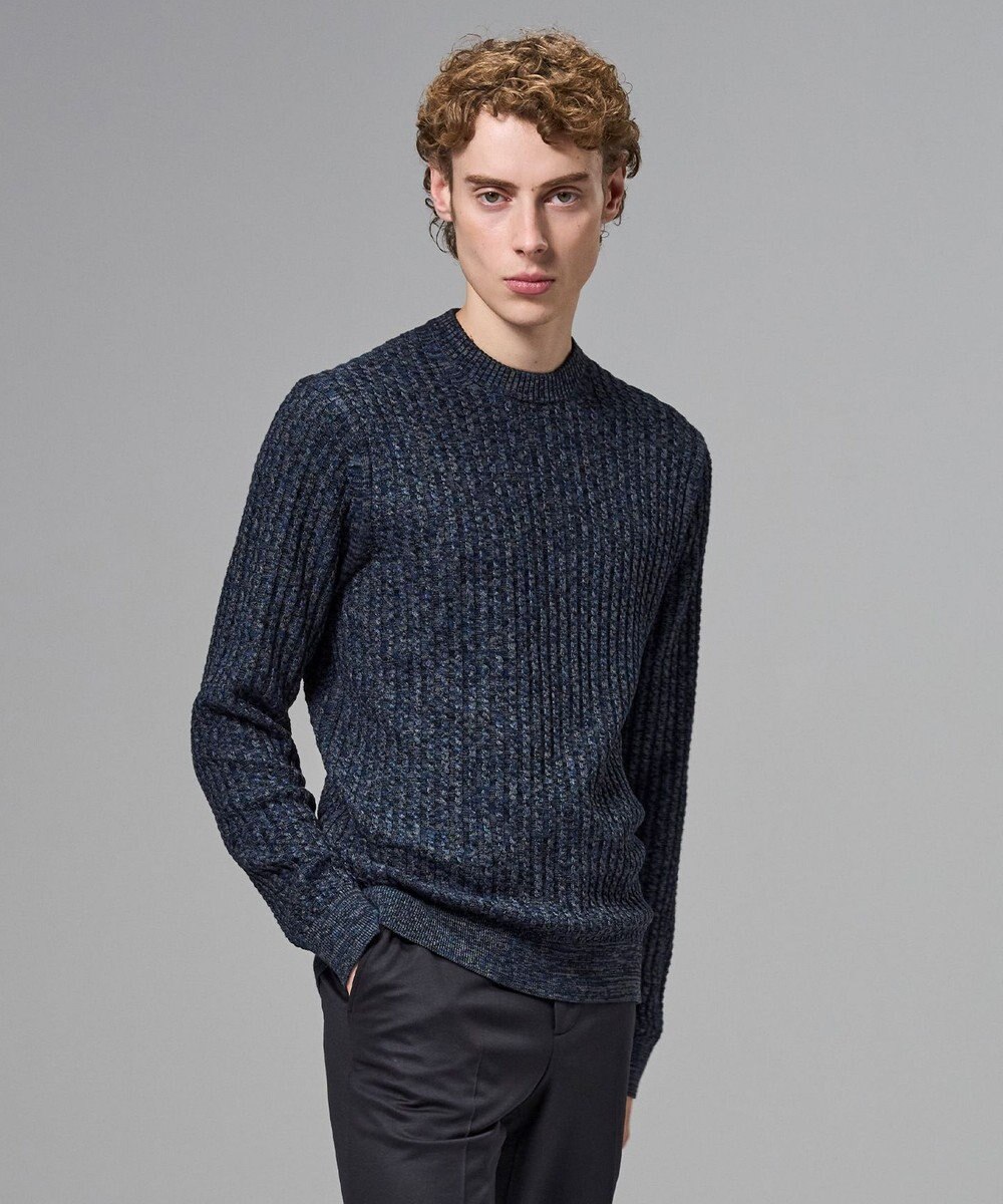 JOSEPH HOMME 【新柄】シルクバルキー クルーネックニット 
