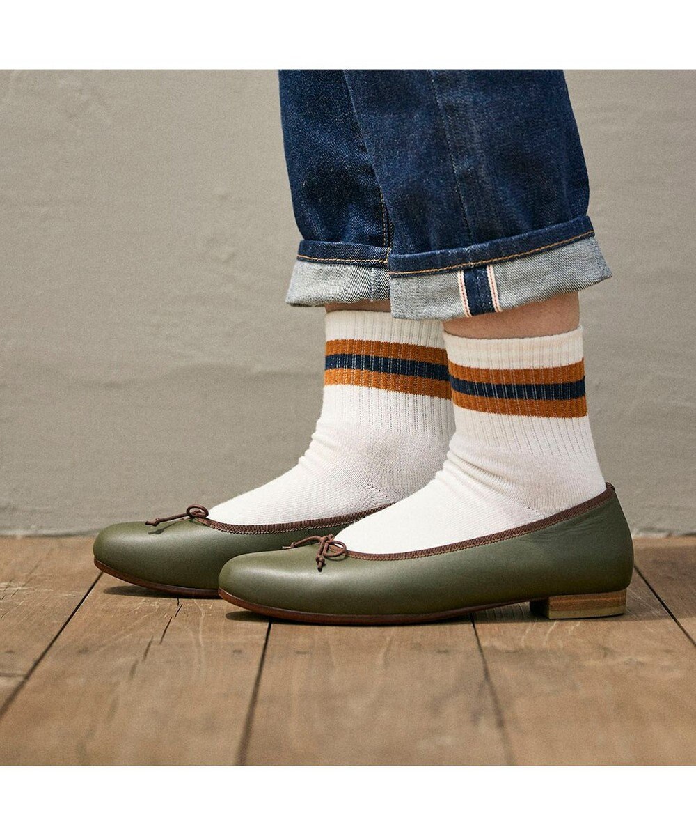 ing <ing>【３E】ワンポイントバレエシューズ 