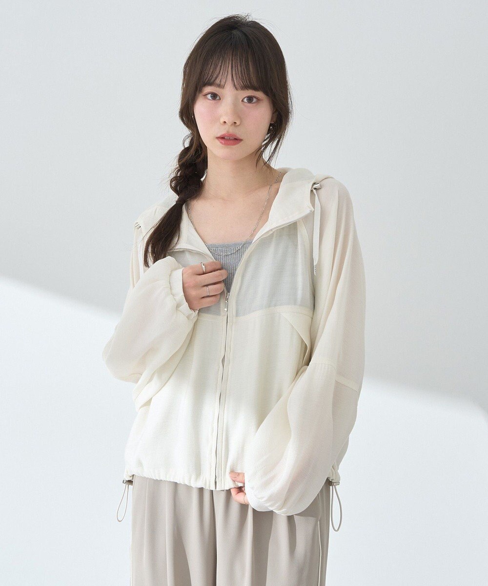 earth music&ecology シアージップパーカー 