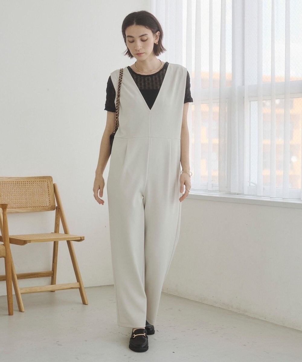 WEGO 【ANGIE VINTAGE】Vネックオールインワン 