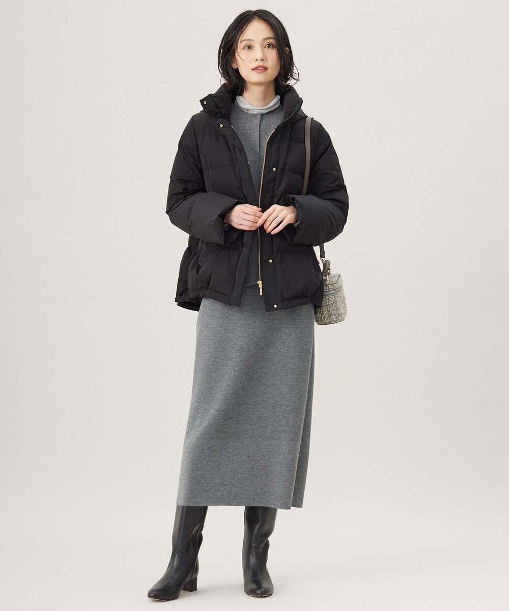 自由区 S 【洗える】ラメボーダー ニット 