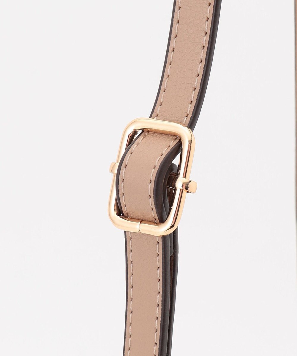 LA BAGAGERIE 【maison vert】 【超軽量・多収納】バイカラーリボンショルダーバッグ 